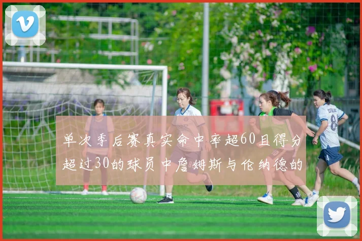 单次季后赛真实命中率超60且得分超过30的球员中詹姆斯与伦纳德的传奇表现